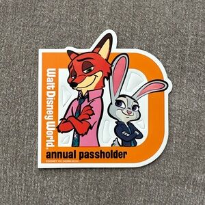 Zootopia Disney World Annual Passholder Ref Magnet